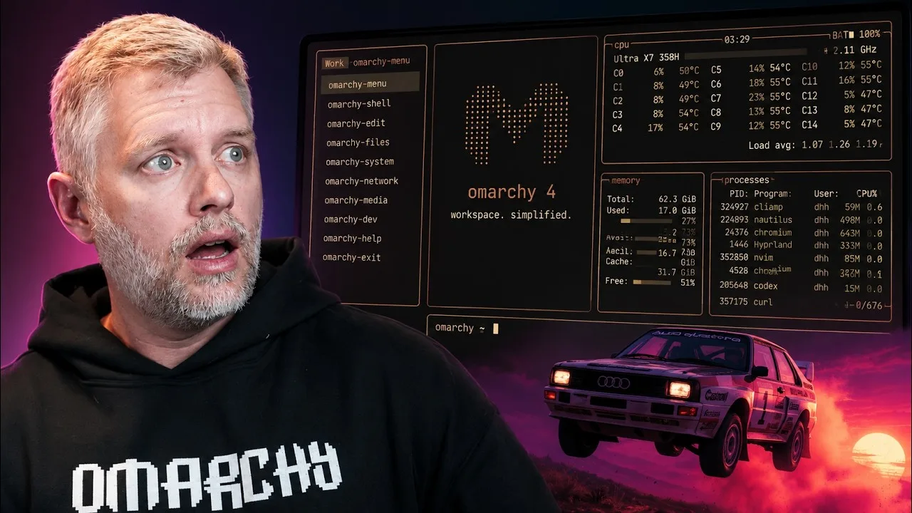 I Didn't Expect Omarchy 4 to Be This Good by LinuxBTW
