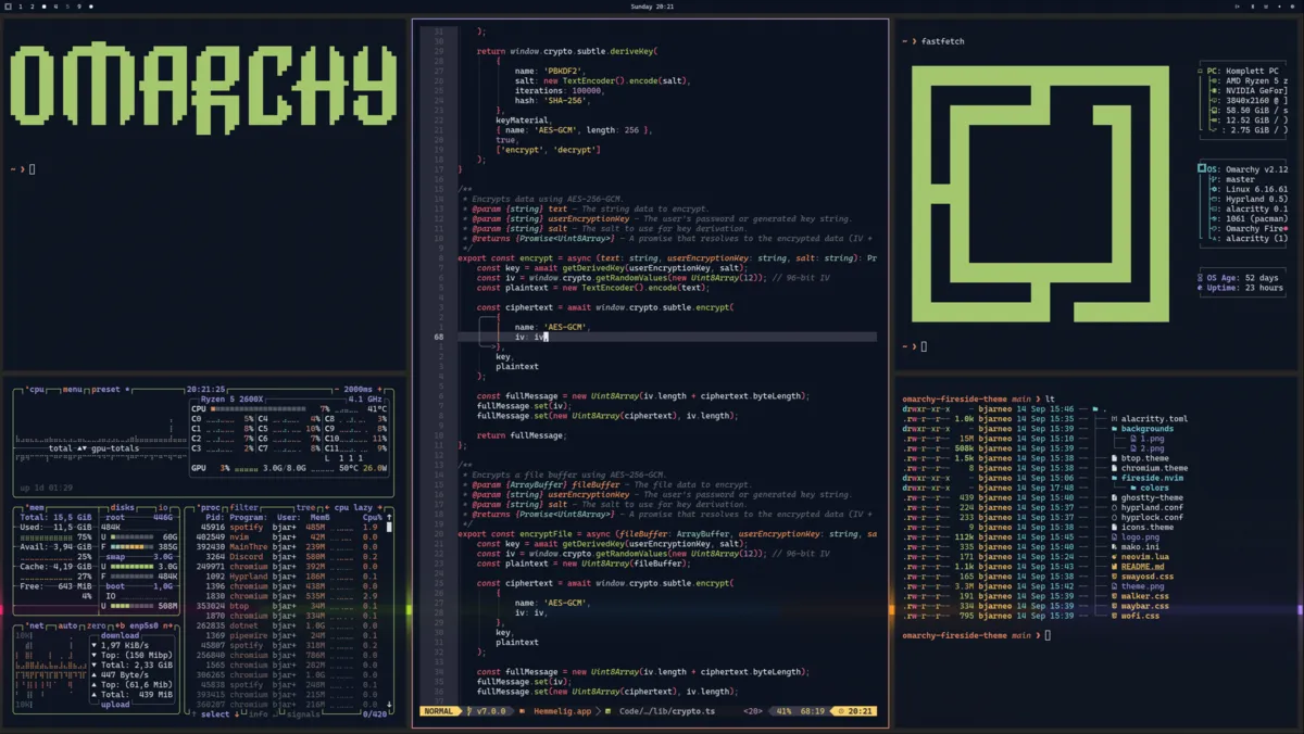 Monokai theme