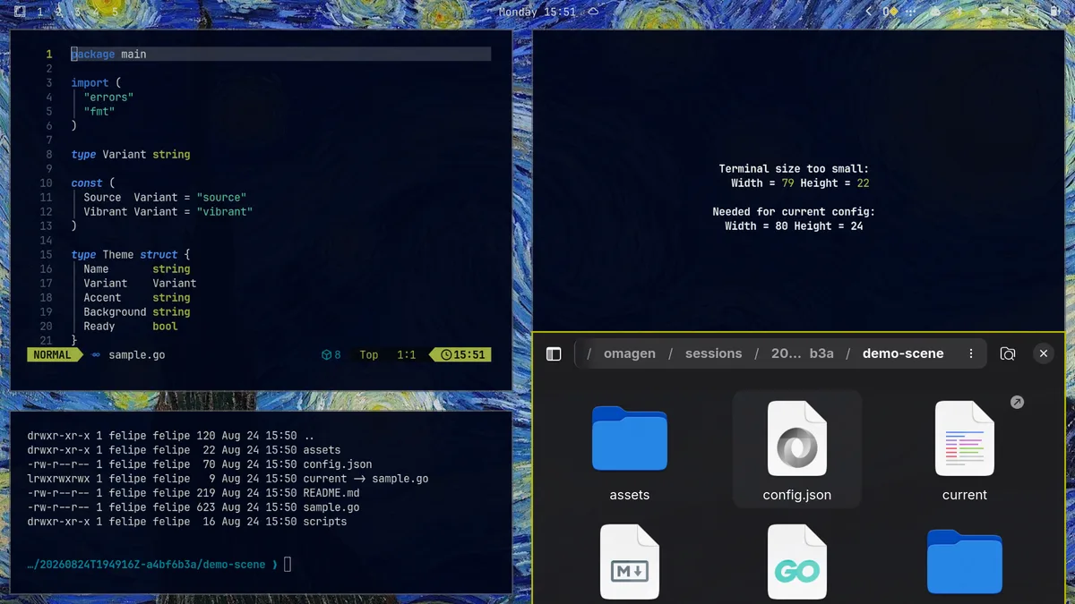 Starry Night theme